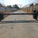 delta double boom barrier installed in karachi